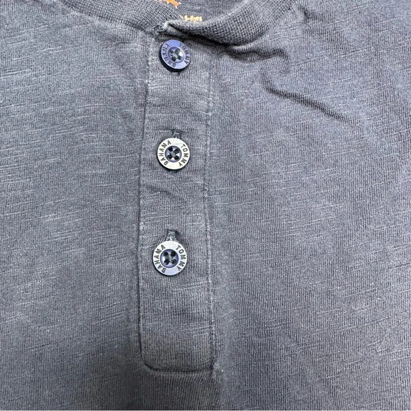 Tommy Bahama Long Sleeved Henley Shirt Blue Size 6 - Picture 4 of 16